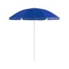 Custom Logo Beach Umbrella Blue